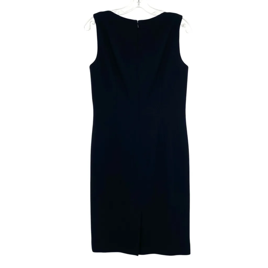 Carlisle  Remy Black Wool Shift Dress - Image 4