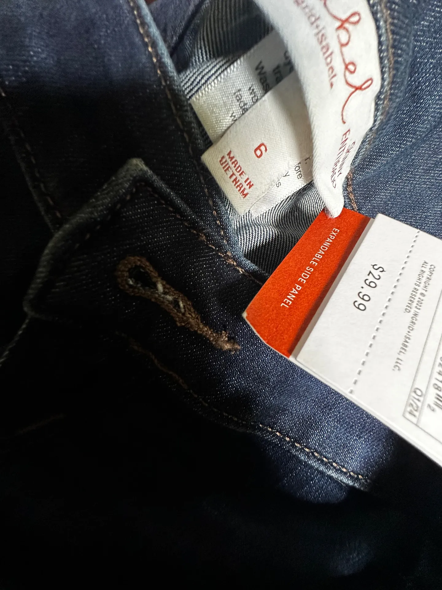 Under Belly Skinny Maternity Jeans - Isabel Ingrid super stretch - Image 8