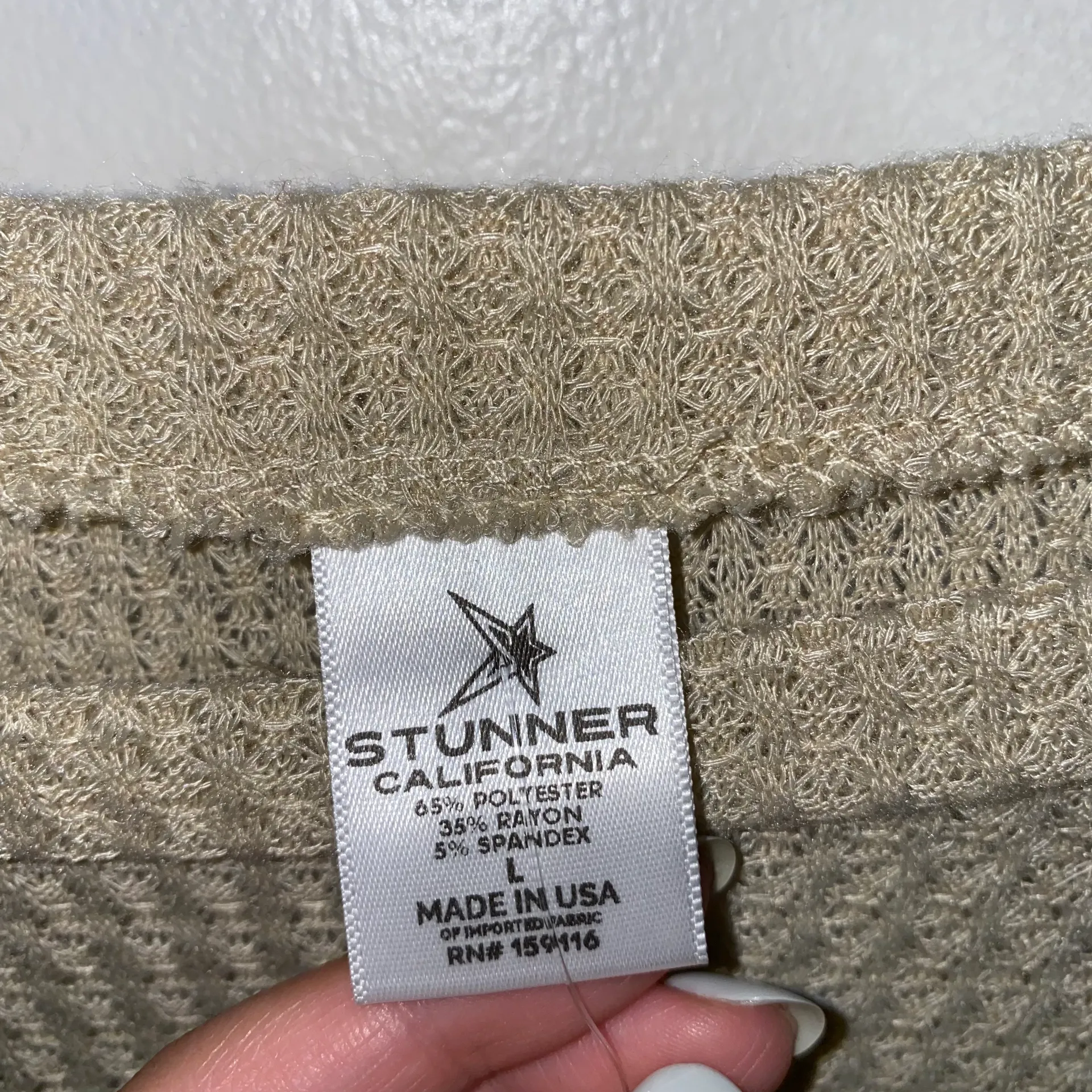 Stunner California NWOT Stunner Beige California Graphics “Utah Grown” & “Sergo Lily” Top L - Image 10