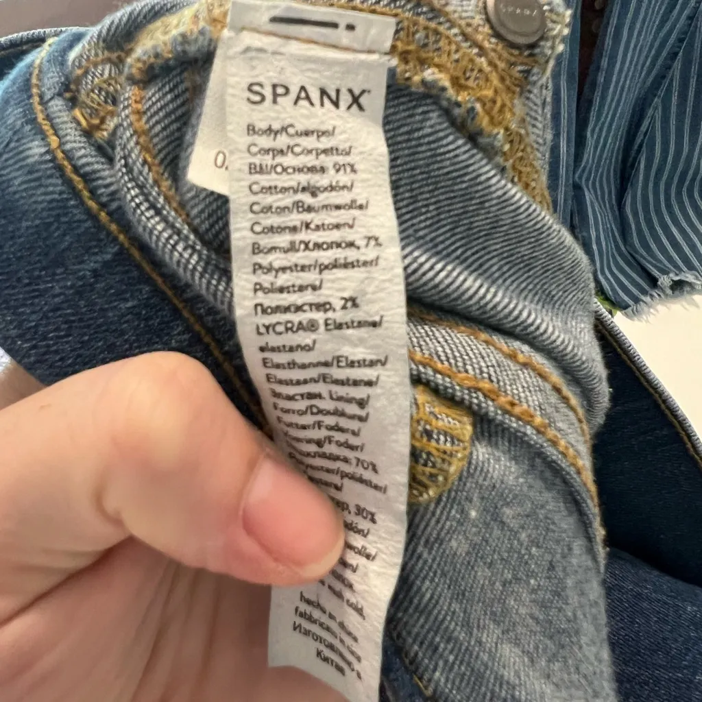 Spanx SPANXshape™ EveryWear Straight Leg Jeans Vintage Indigo - Image 9