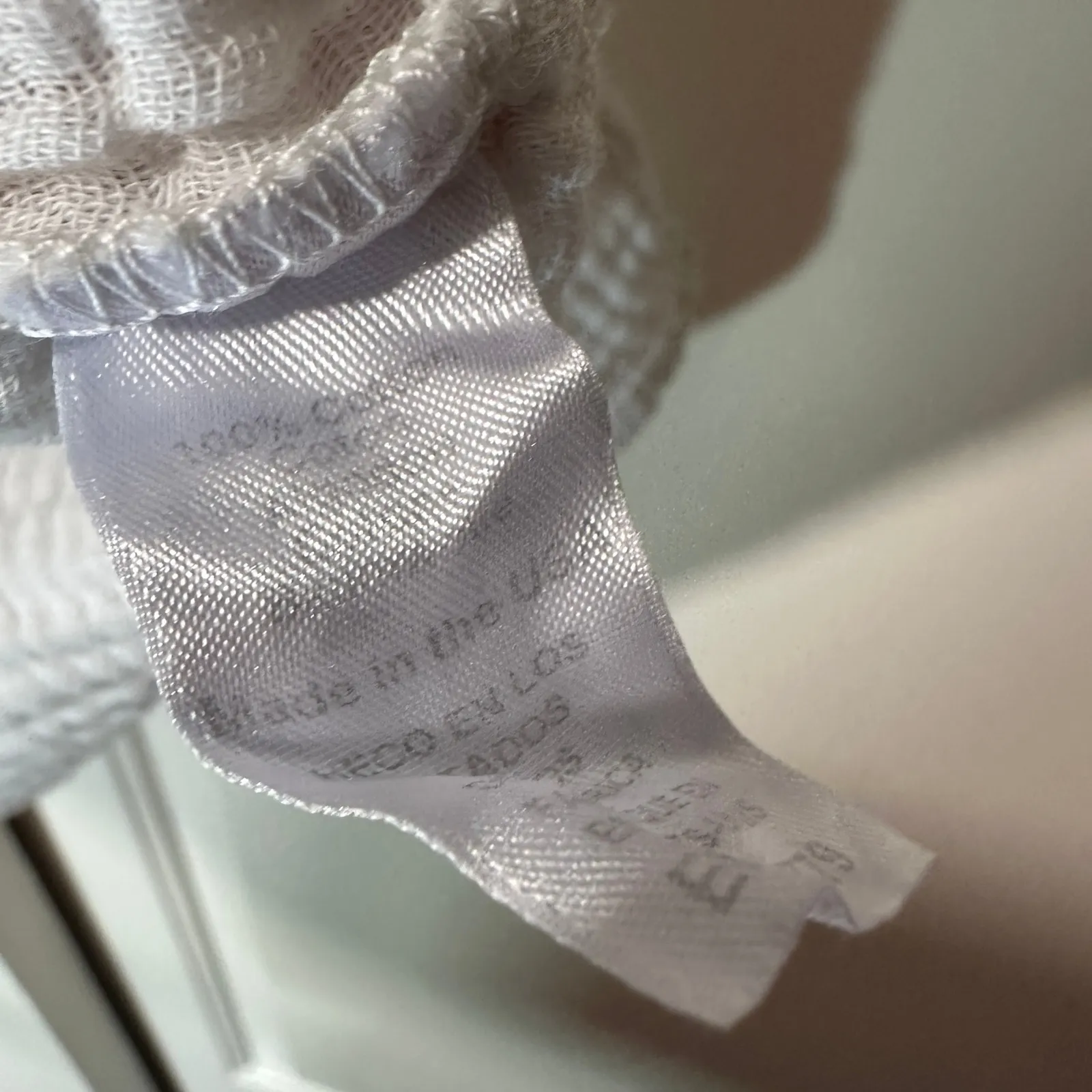 Michael Stars Draya V Neck White Double Gauze Sleeveless Top Blouse Cotton Small - Image 4