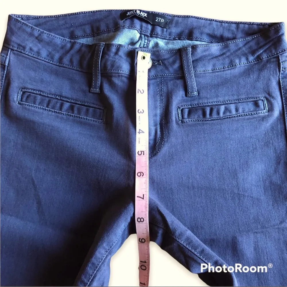 Just Black NWOT-   Purple Joey Skinny Jean- Size 27P - Image 10