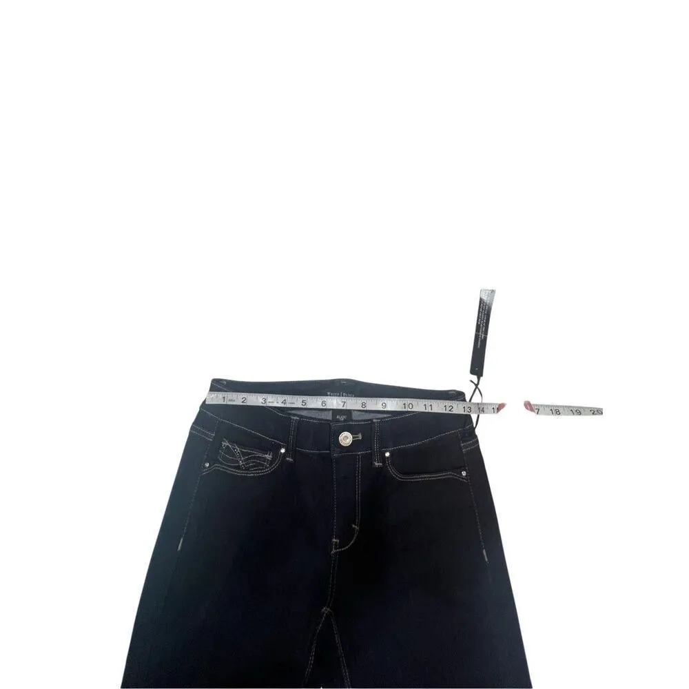 White House black market slim leg Jeans Sz 0/32 NWT - Image 6