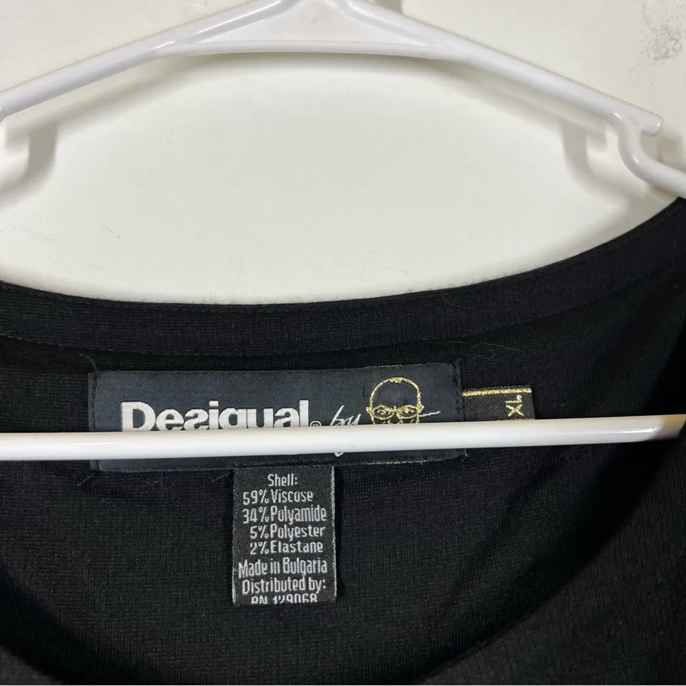 Desigual 3/4 Quarter Sleeve Dress Size XL - Image 7