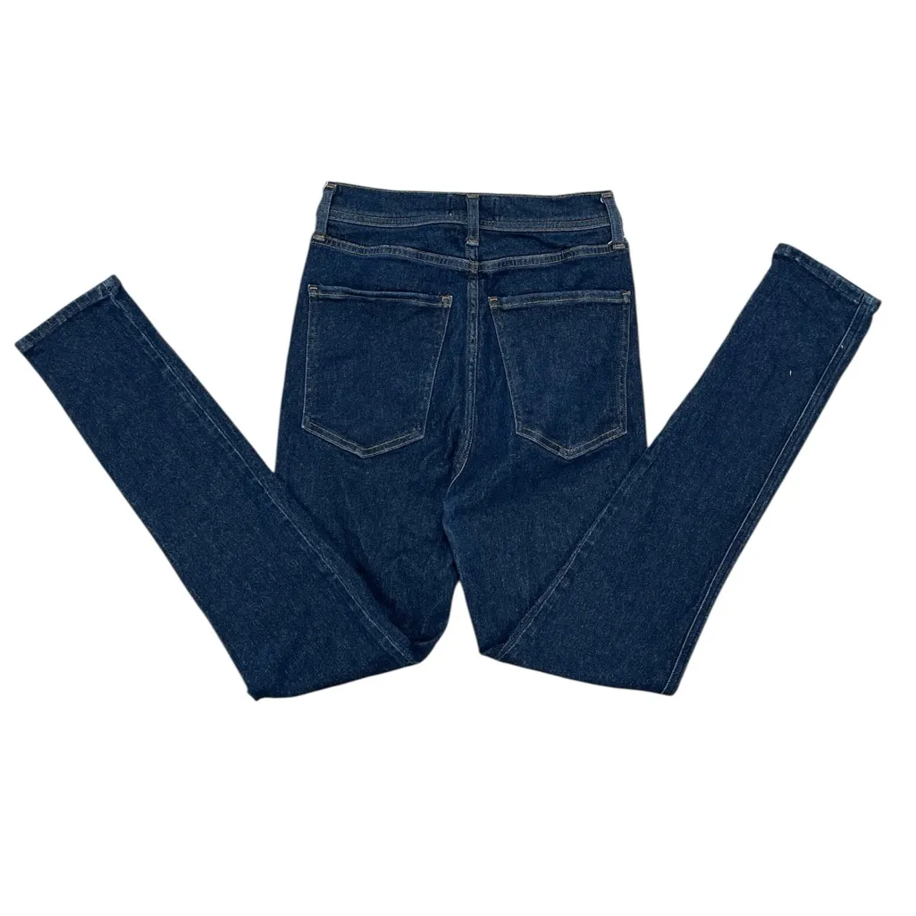 Agolde Dark Blue Skinny Jeans - Image 2