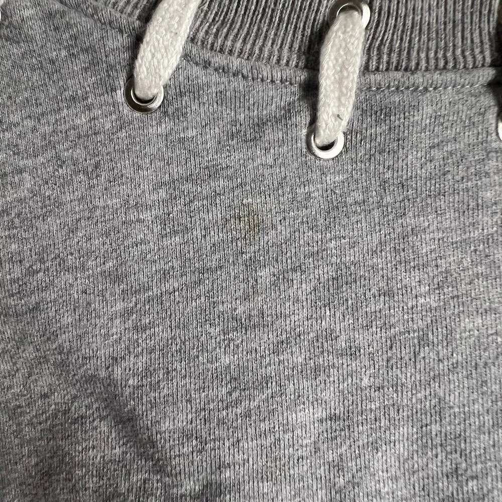 Jonathan Simkhai Gray Whip Stitch French Terry Crop Crewneck Sweatshirt Size S - Image 12