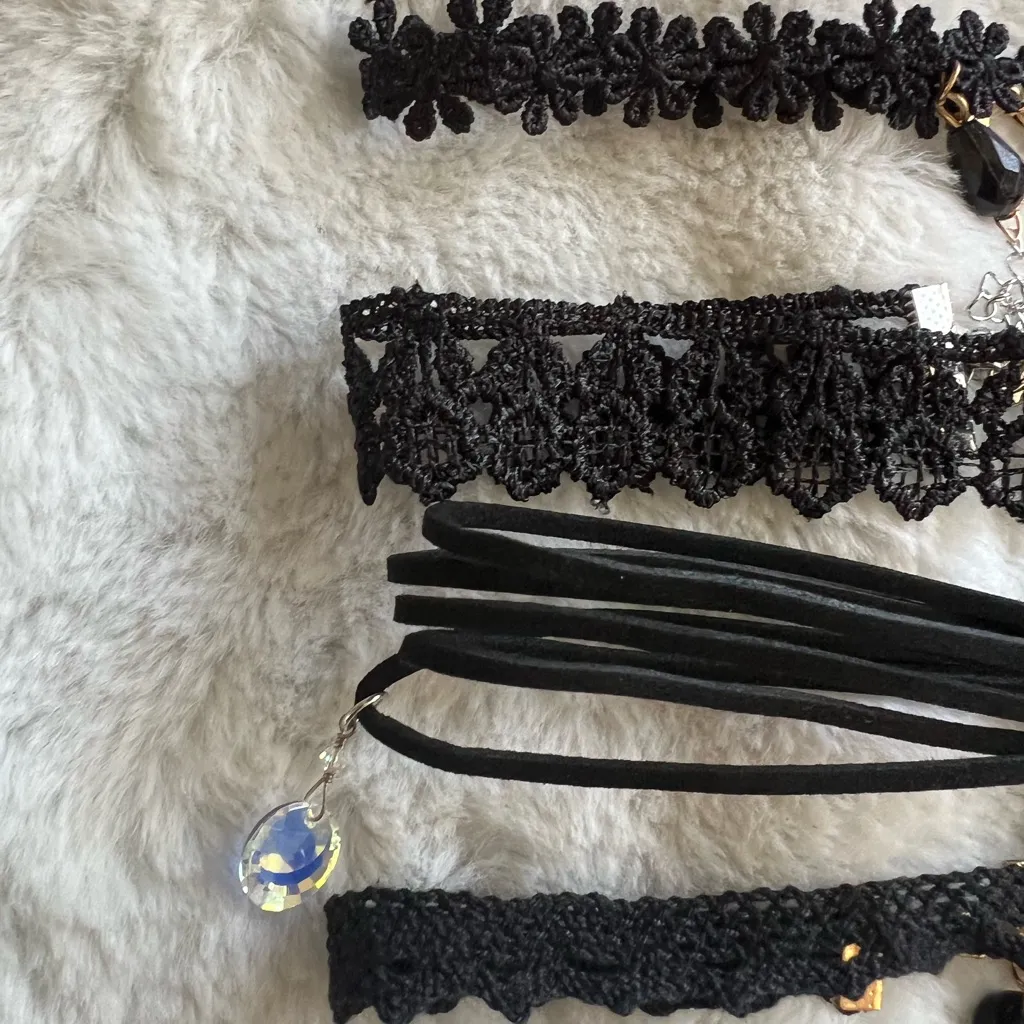 Choker Black 4 Pices 🌟🌟 - Image 2