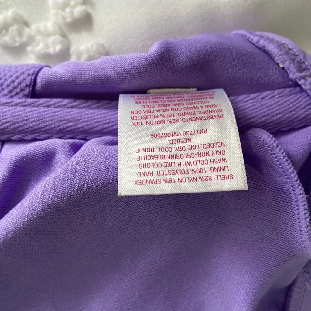 Bikini Top Purple Bandeau Blue Scoop Neck Bundle Set Lot Pastel Size S - Image 10