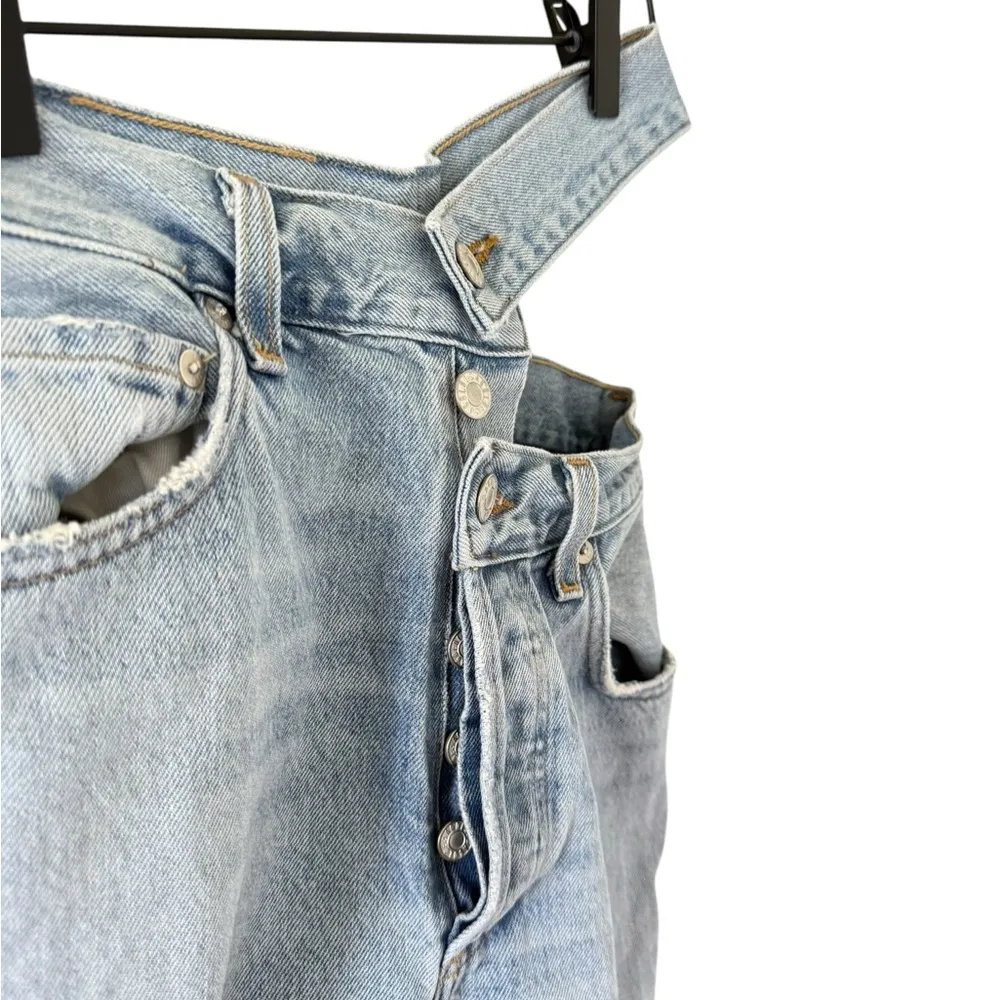 Agolde Broken Waistband Straight Leg Jeans - Image 6