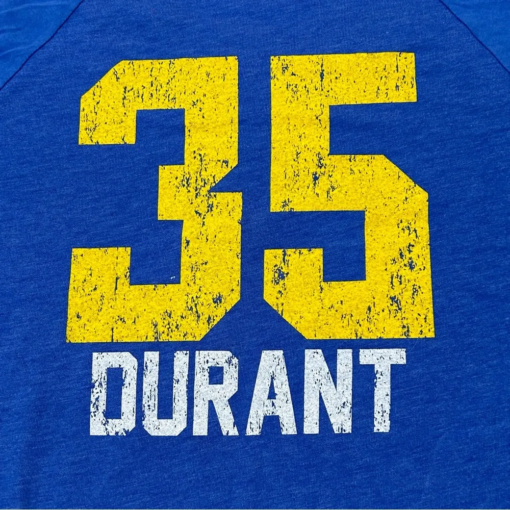 Golden State Warriors Kevin Durant 35 NBA 4 Her 3/4 Long sleeve Shirt Women’s M - Image 3