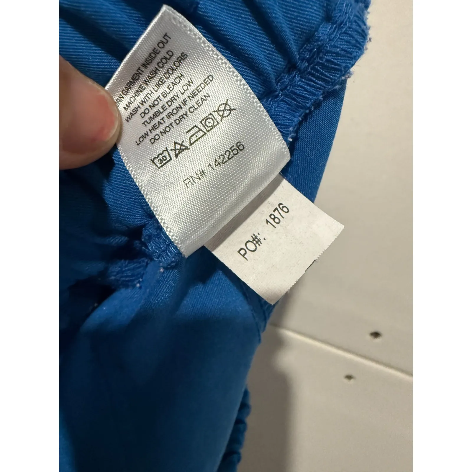 FIGS High Waisted Yola Skinny Scrub Pant Women Size M Tall Blue Uniform - Image 4