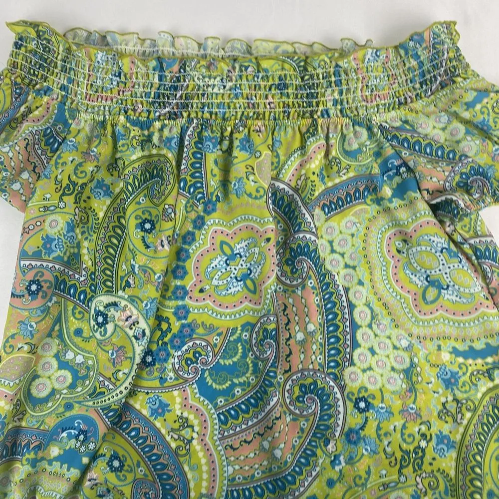 NWT‎ Sweet Pea NY & CO Off Shoulder Shirt Size Large - Image 7