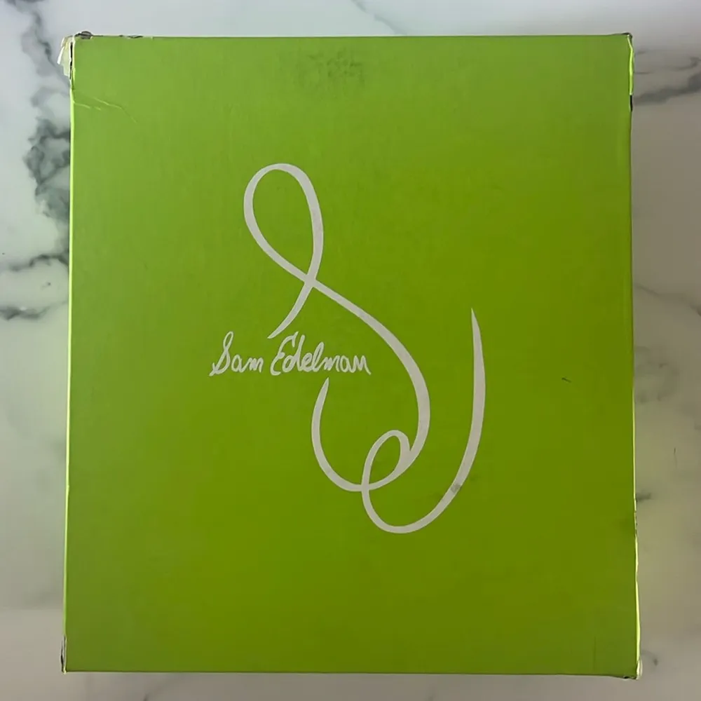 Sam Edelman Winnie Block Heel Booties in Black Leather, Size 11 New in Box $180 - Image 7