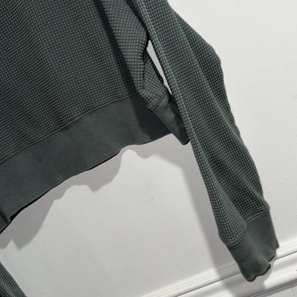 Aerie offline thermal XS green Cropped Top long sleeve - Image 2