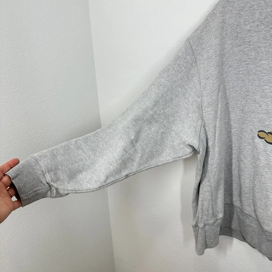 Vintage Disney Store Grumpy Dwarf Sweatshirt Women's XL Gray Graphic Crewneck - Image 6