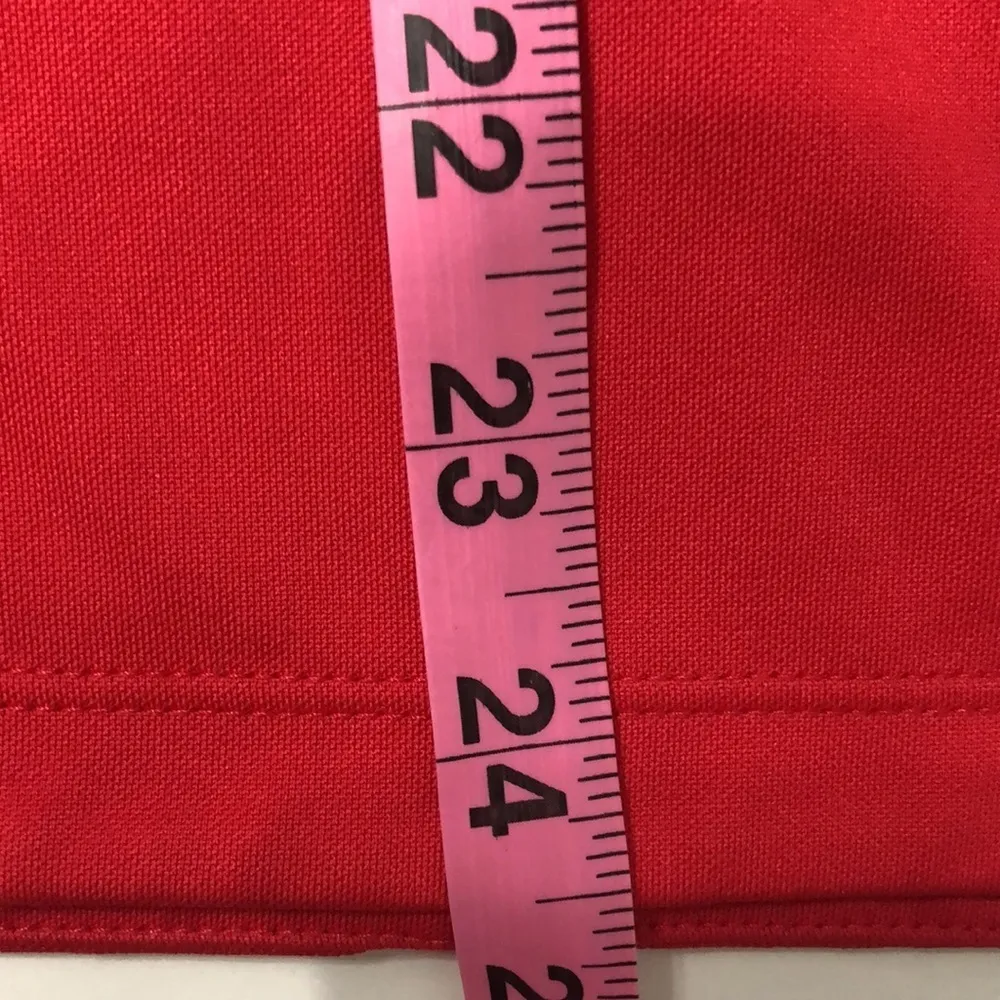 RED NIKE GOLF PERFORMANCE DRI FIT POLO - Image 8