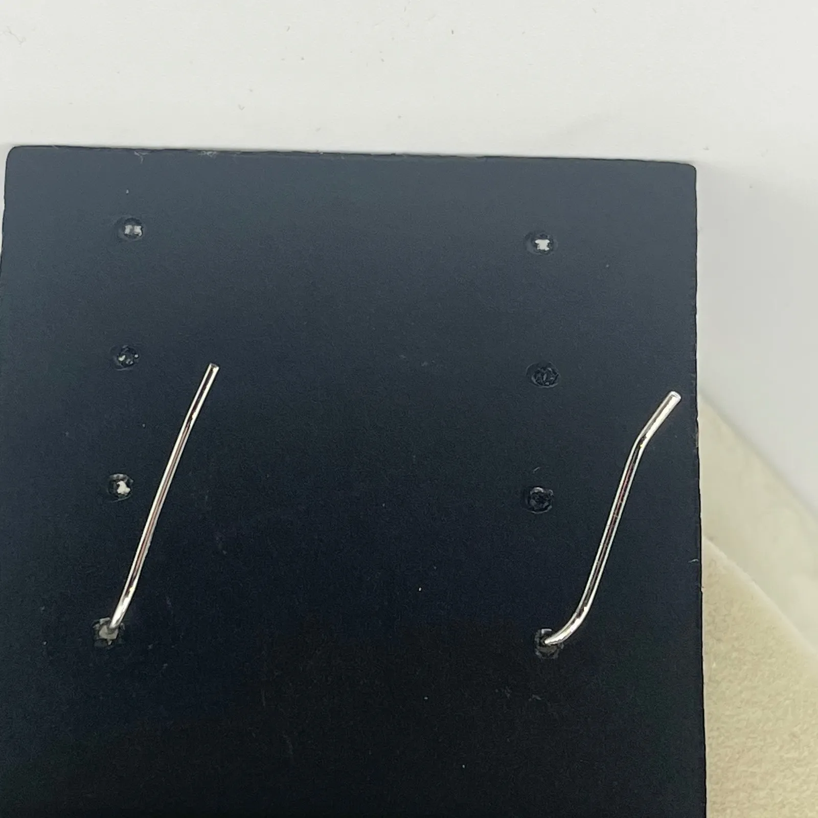 Oliver Weber Collection Swarovski Crystal Drop Earrings Silver Tone Dangle - Image 3