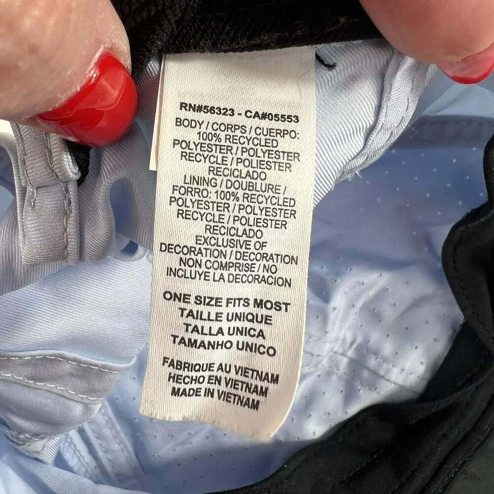 Nike Drifit Featherlight Hat Cap Strap Back Blue Swoosh Logo Performance Women’s - Image 10