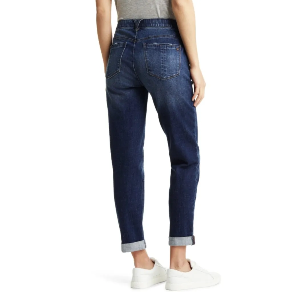 Wit & Wisdom Gemma 'Ab'Solution Distressed Girlfriend Jeans Boyfriend Shapewear - Image 2