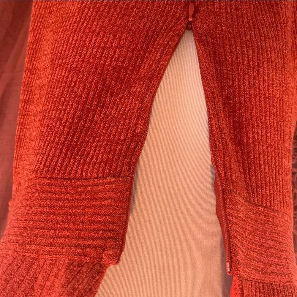 Hem & Thread rust ribbed lightweight sweater dress - Image 8