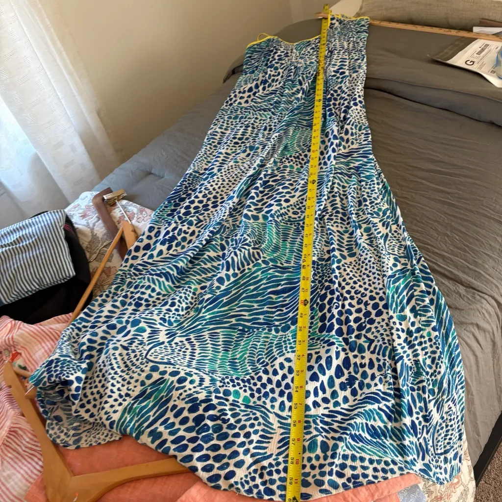 Lilly Pulitzer Kendra Maxi Dress in Brilliant Blue Tang. Size S/M. - Image 16