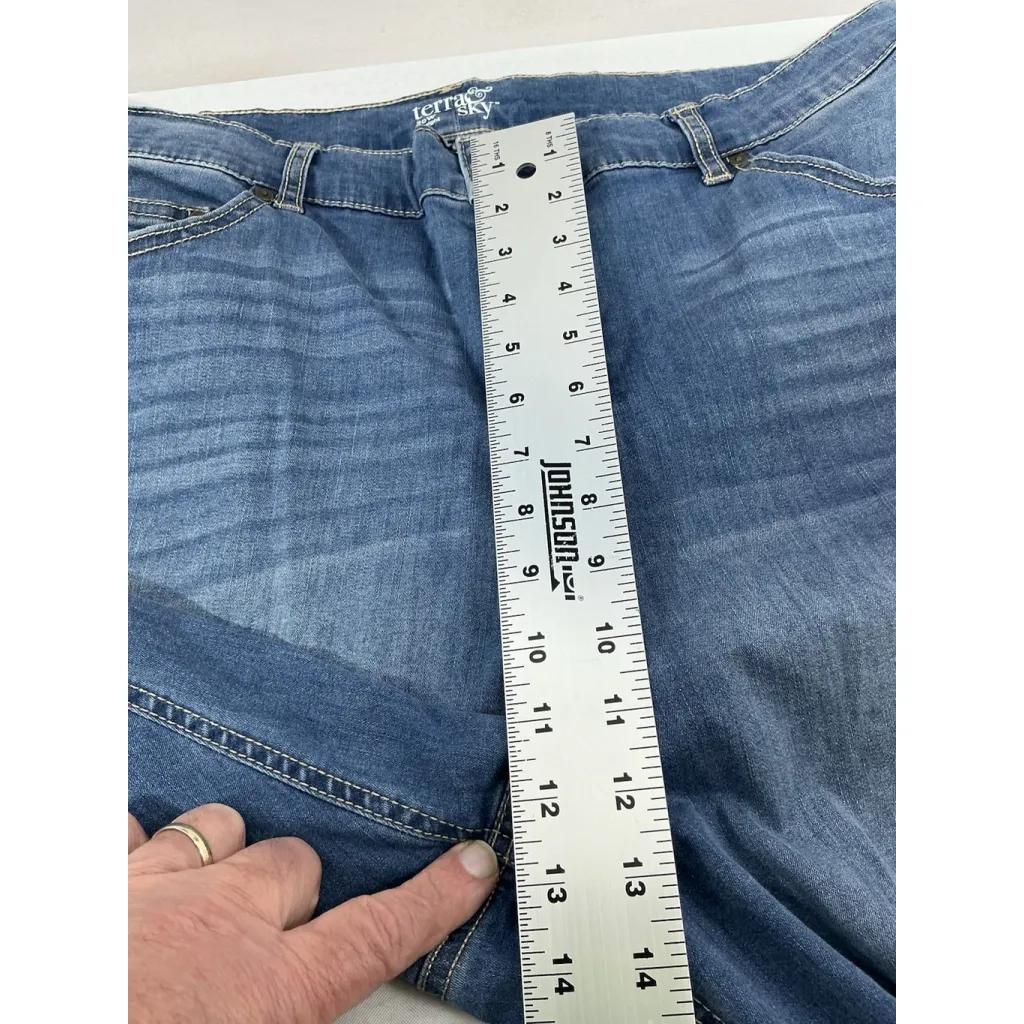 Womans Excellent Condition Terra & Sky Blue Jeans 20 W Straight 0084/W-2 - Image 6