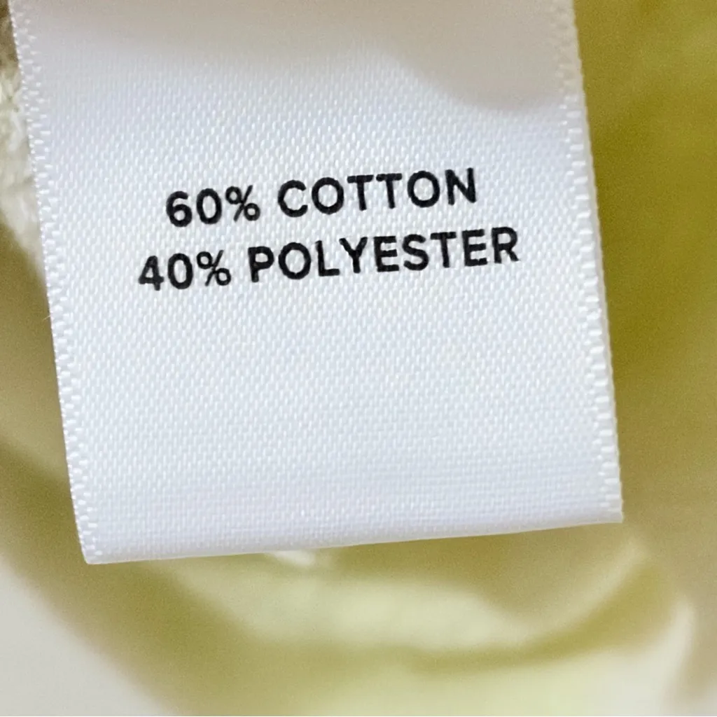 Peyton Jensen Tie Dye Terry Hoodie Cropped Boxy Fit Yellow Size Medium M - Image 6