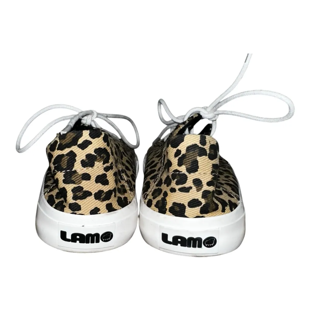LAMO Leopard Print Women’s 8 Leopard Print Canvas Lace - Image 4