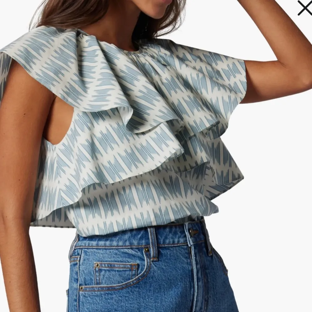 $248 Joie Women's Lennon Tiered Ruffle Top Citadel Multi Color NWT Size XXS - Image 2