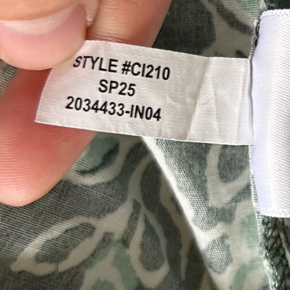 NWT J.Crew Factory Green Cotton Poplin Double V Neck Midi Dress Size 2P - Image 11