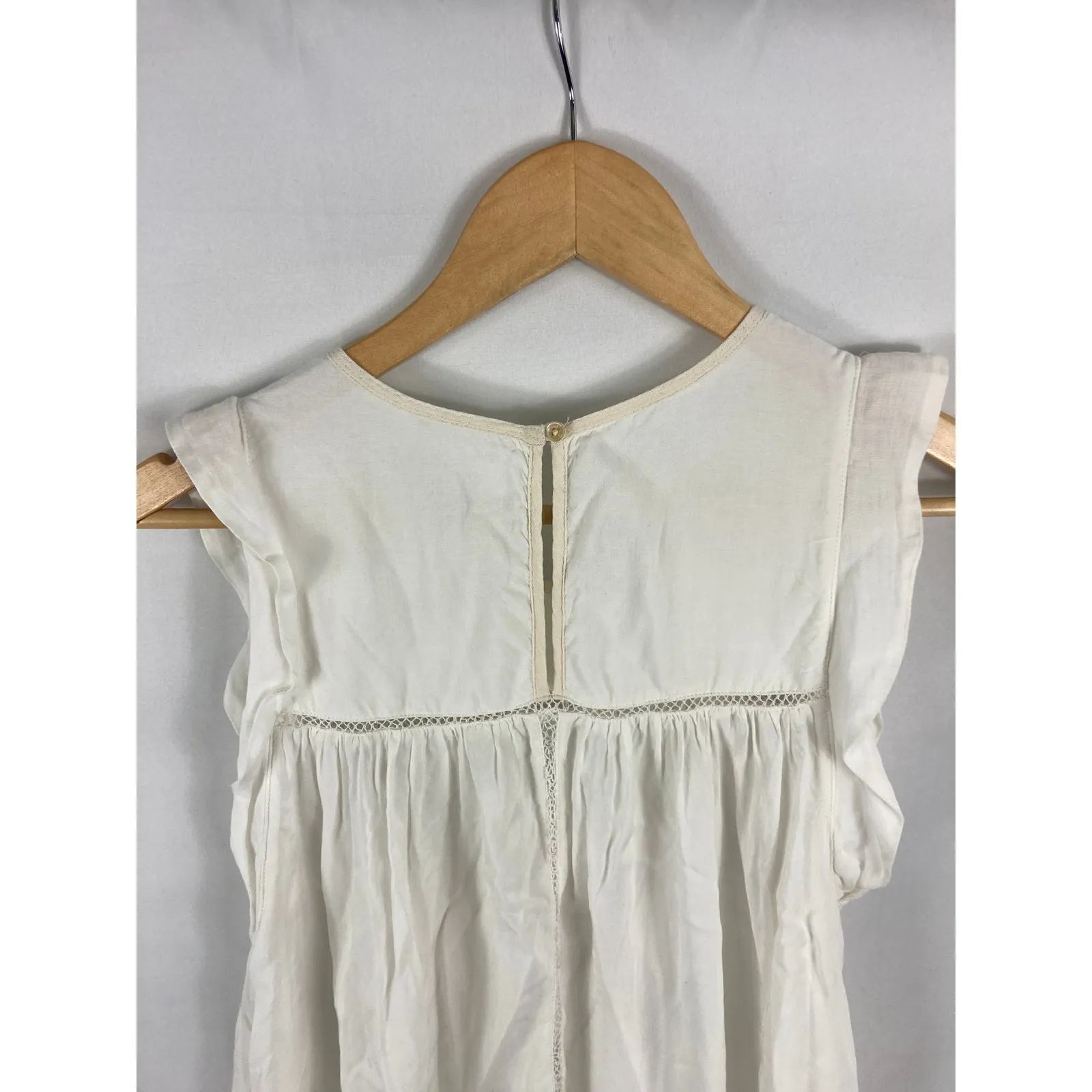 Aritzia Wilfred Meryon Blouse Ruffle Detail Size XXS - Image 6