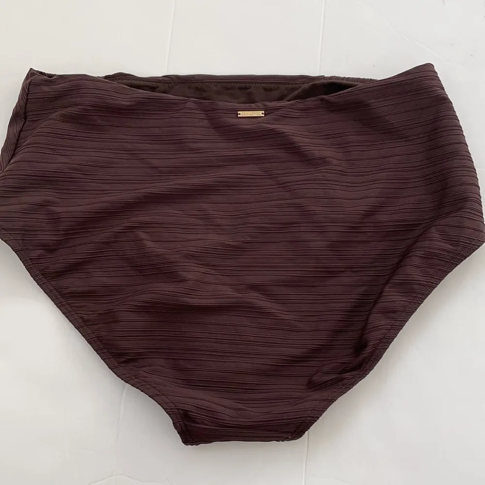 Sea level swim casablanca High waist bikini bottoms espresso US12 NWT Size 12 - Image 8