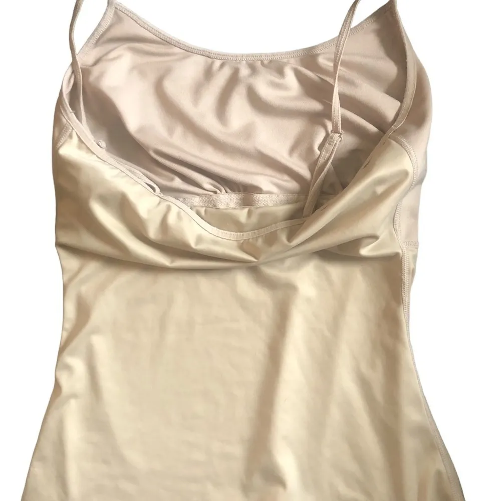 Spanx  Cami Size M Nude Shelf Bra Slimming Shape Wear Stretch Compression - Image 3