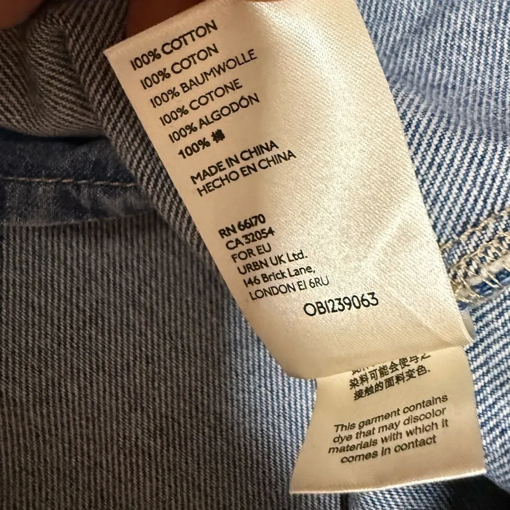 Free People East of Eden Denim Mini Skirt – Size 24 - Image 7