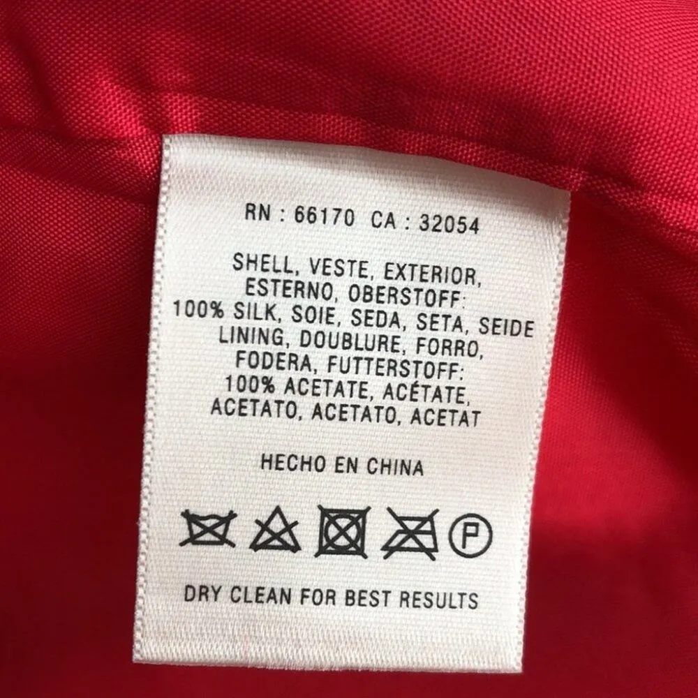 Maeve Anthropologie Pink Polka Dot Skirt Silk Size Small - Image 11