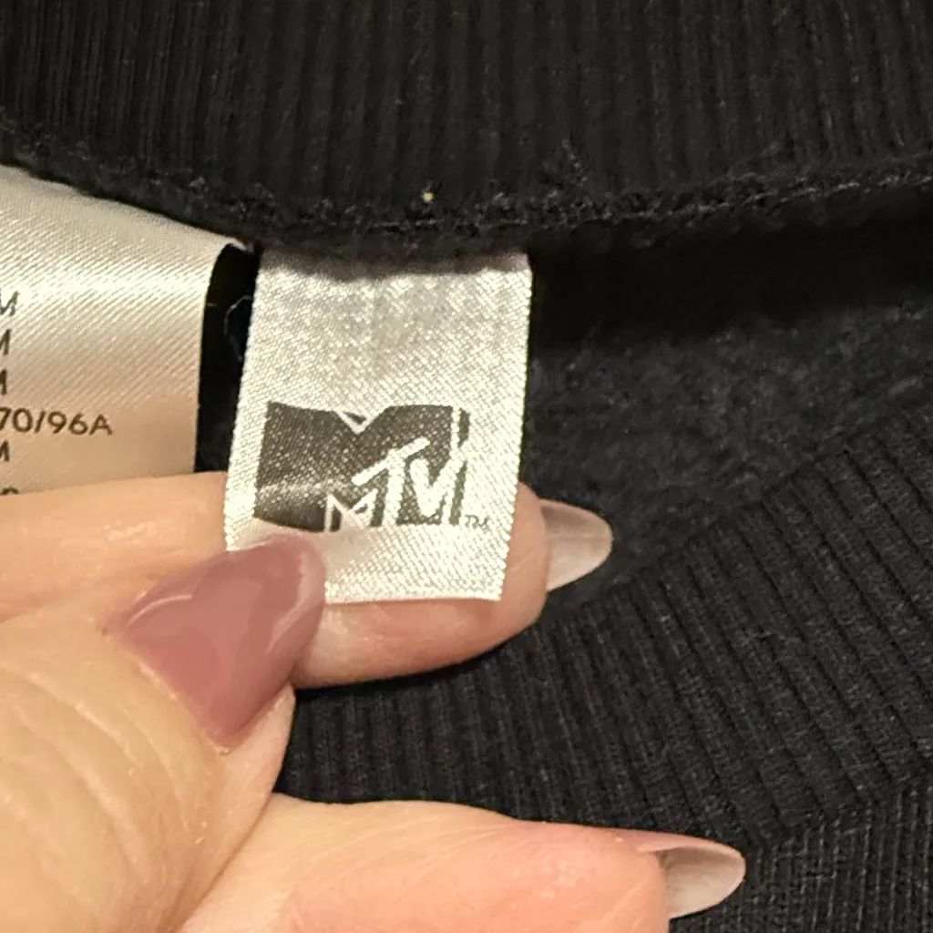 Divided Black MTV Graphic Sweatshirt - Image 6