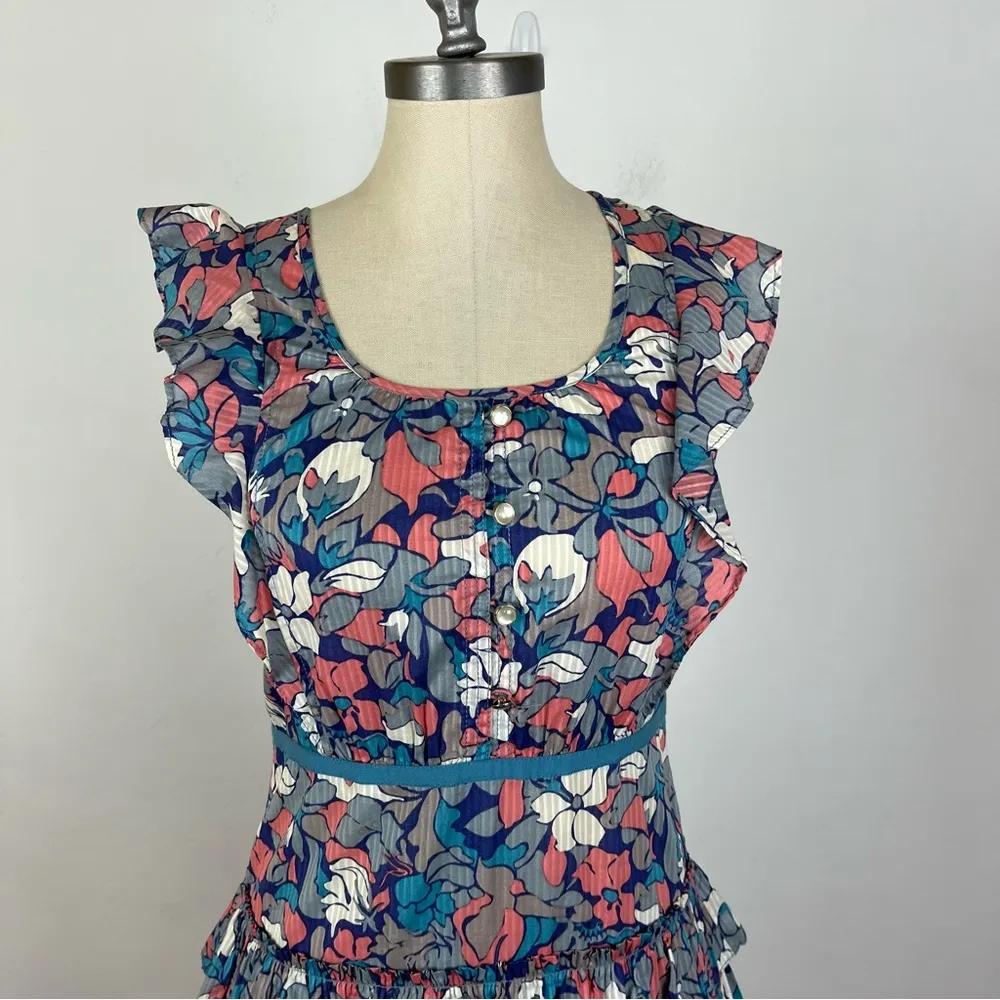 Marc by Marc Jacobs Floral Tiered Dress - Image 3