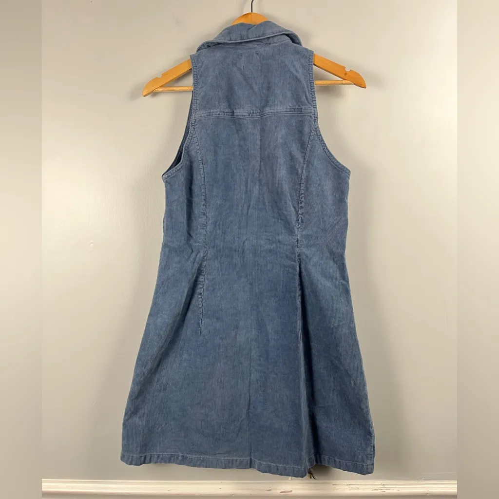 BDG URBAN OUTFITTERS Monda Zip Front Corduroy Dress size L western - Image 7