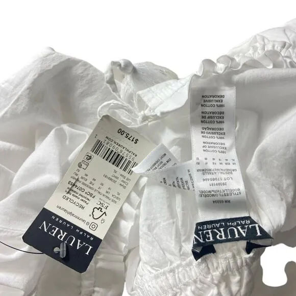 RALPH‎ LAUREN NWT $175 Women's Cotton Embroidered Swim Dress Cover-Up S - Image 2