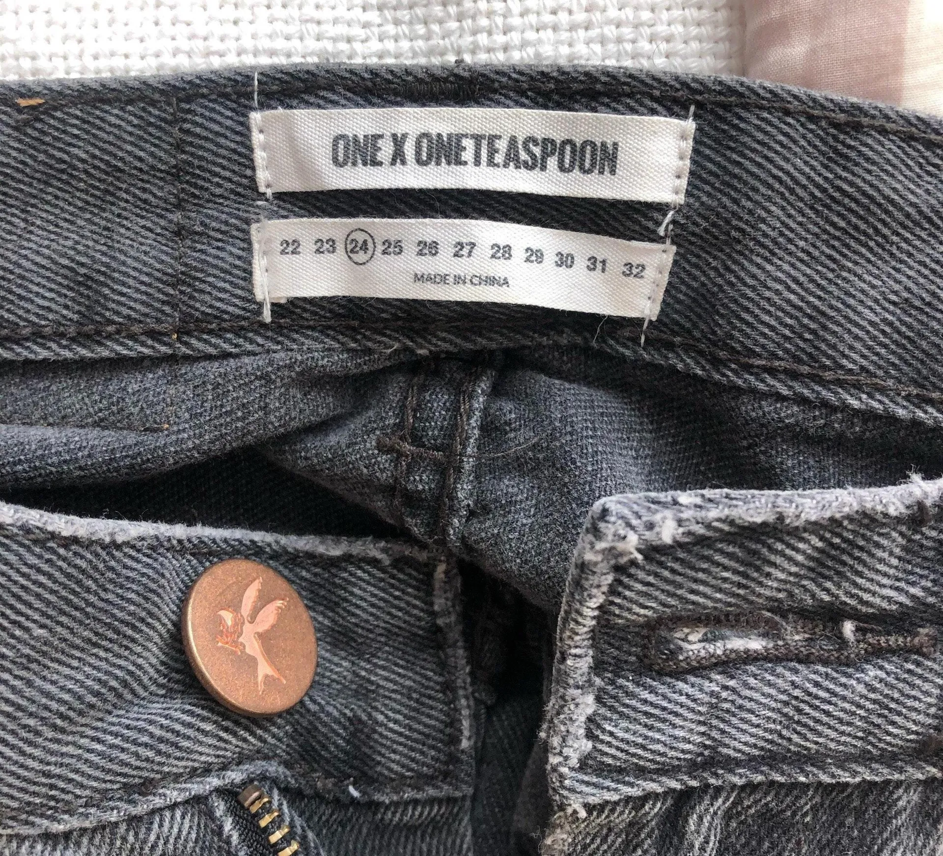Black Distressed Jeans - Image 3