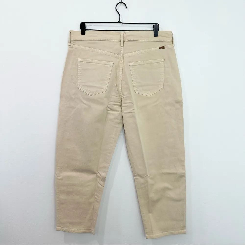 AYR The Beat Drop Jeans Barrel Leg in Straw Hat Cream Tan 34 Neutral Minimalist - Image 3