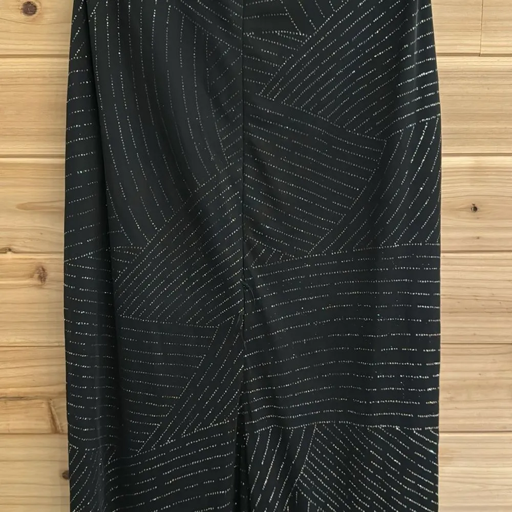 Vintage Jessica McClintock For Gunne Sax Size 7 Ruched Bodice Strapless Gown - Image 7