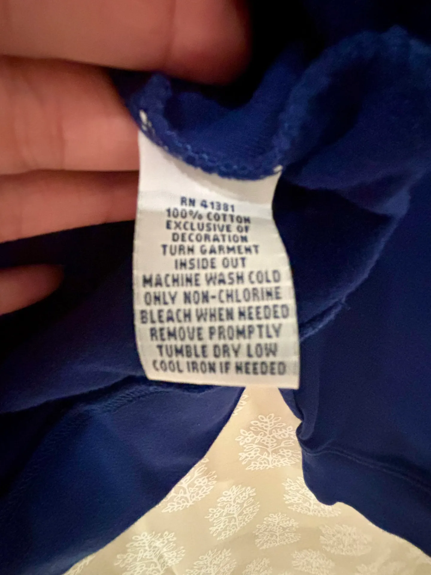 Polo Golf  Sweater 1/4 Zip 100% Cotton M’s Size M. Navy Blue. EUC. - Image 3