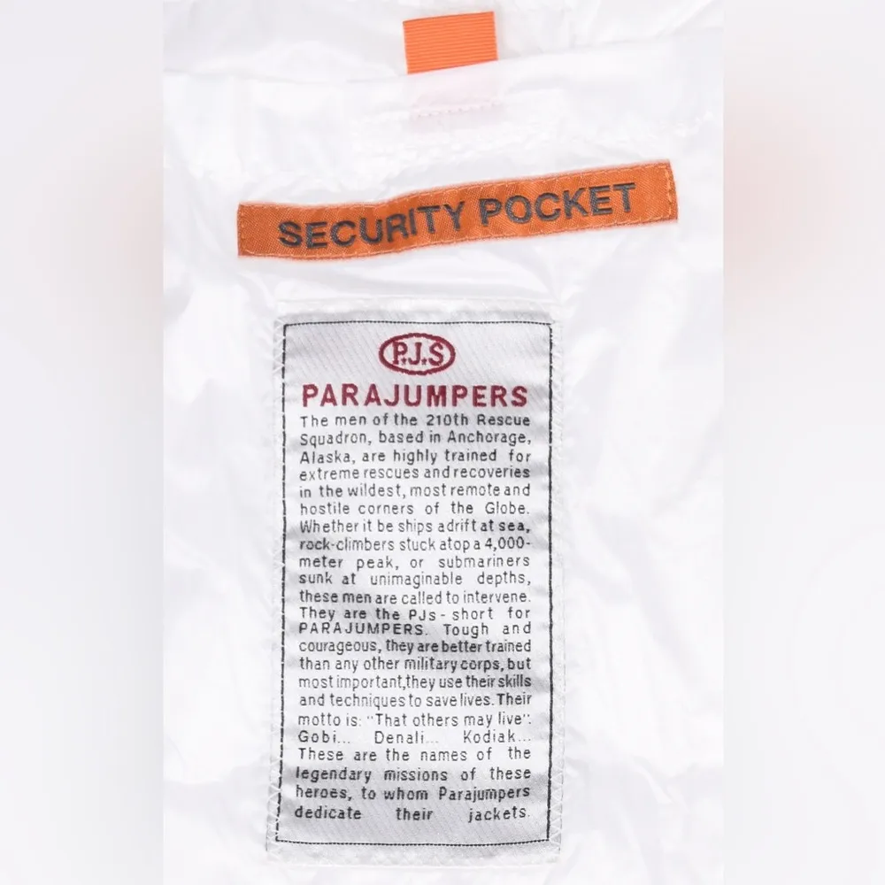 PARAJUMPERSRonney Mixed Media Water Repellent 700Fill PowerDownTrenchCoat,$1,098 White Size M - Image 10