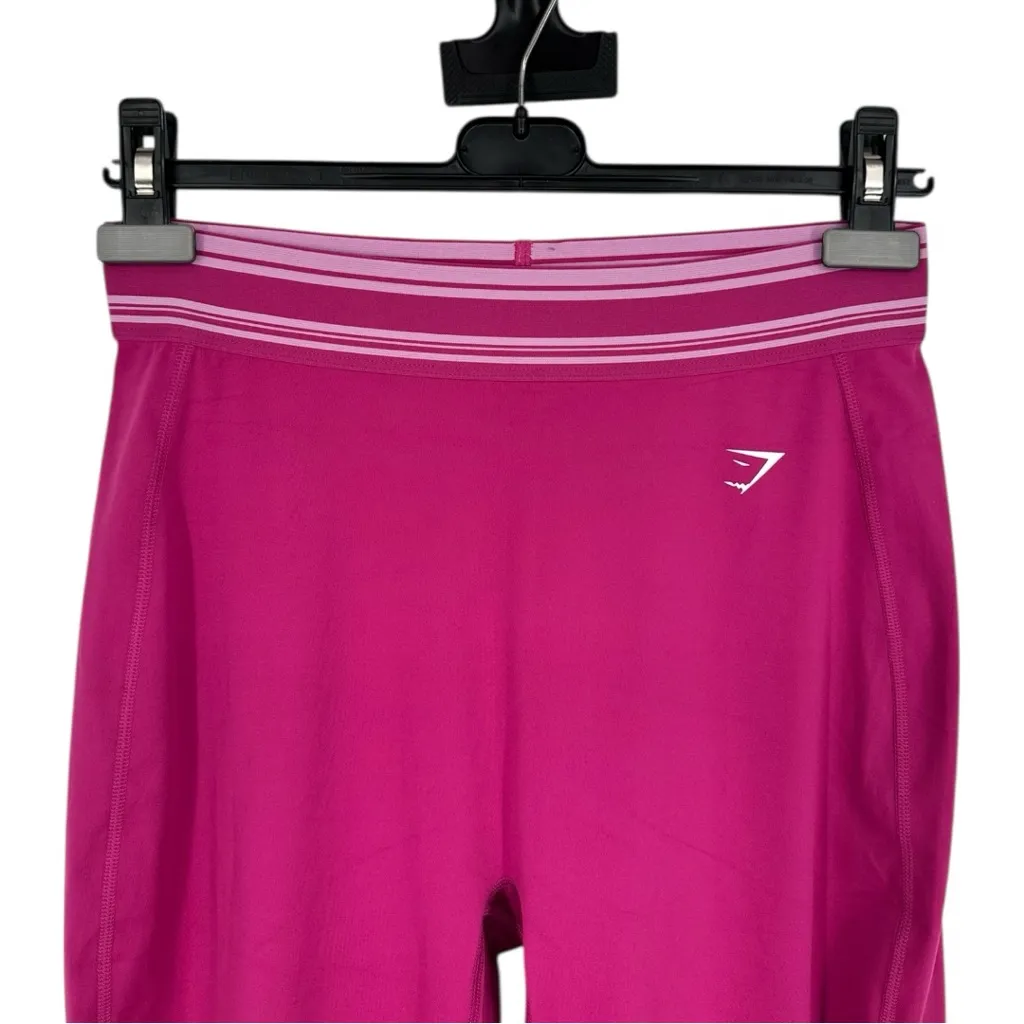 Gymshark Retro Capri Leggings in Winning Pink size Large - Image 4