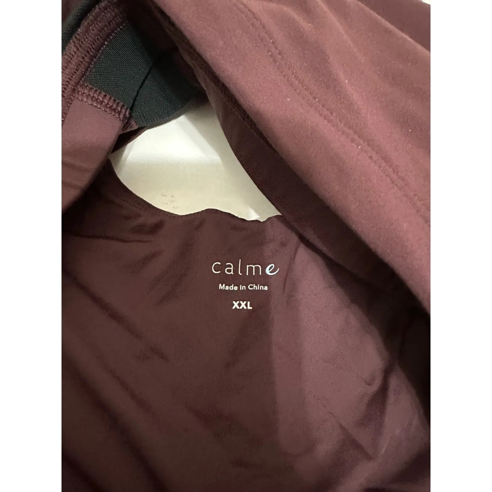 Calme by Johnny Was endurance cross back cami Maroon size XXL NEW - Image 3