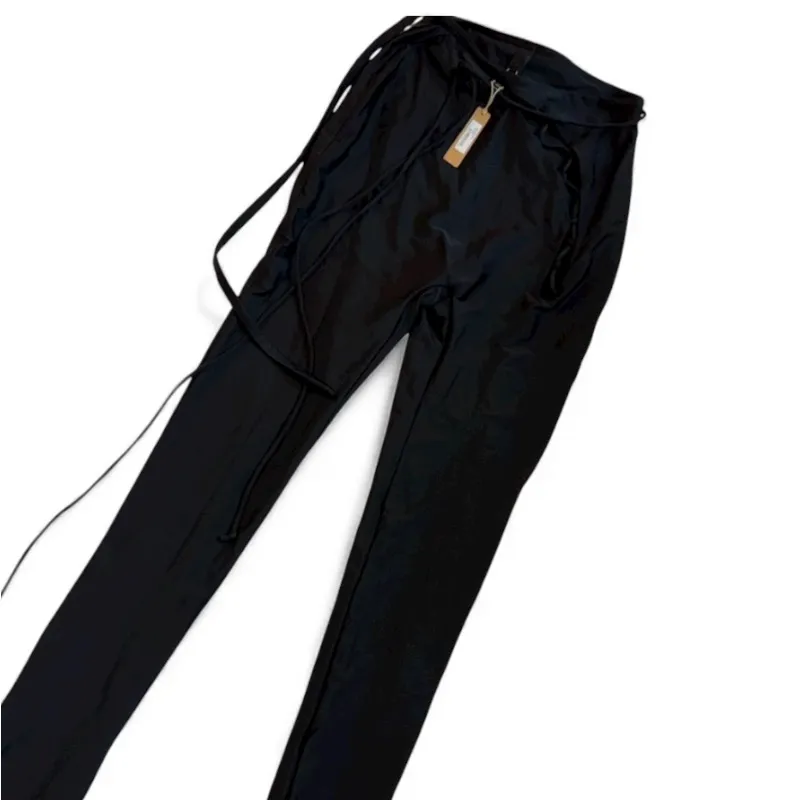 ✨SKIMS Cutout Lace Up Legging in Onyx NWT Size Medium - Image 4