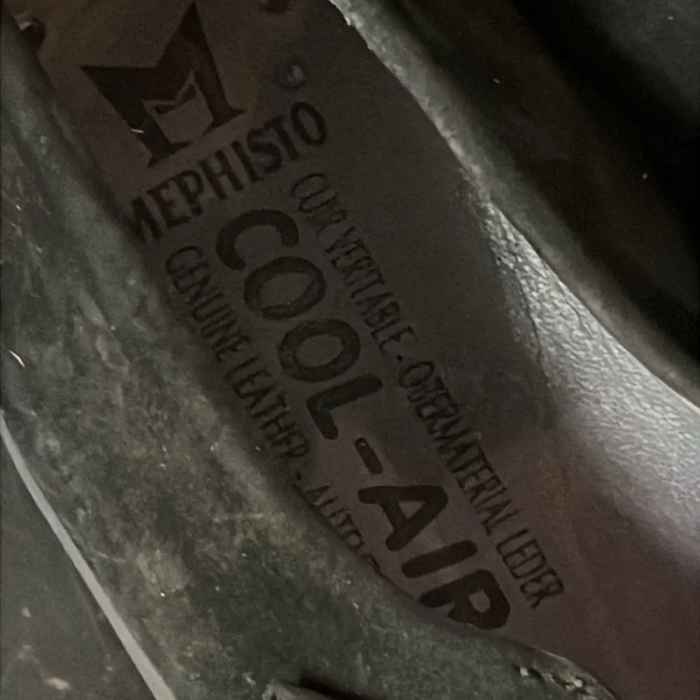 MEPHISTO Cool Air Black Suede Mary Jane Shoes Size 11 B57 - Image 5