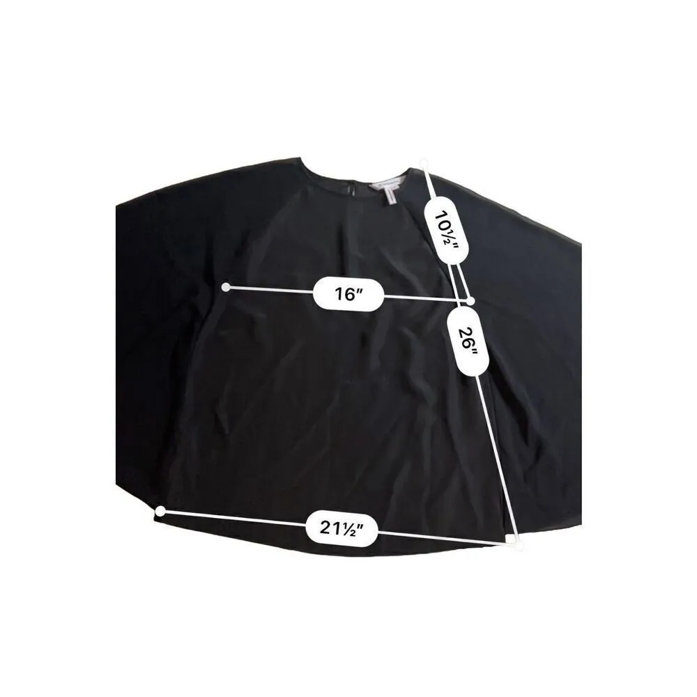 BCBGeneration black tunic blouse Top size S - Image 3