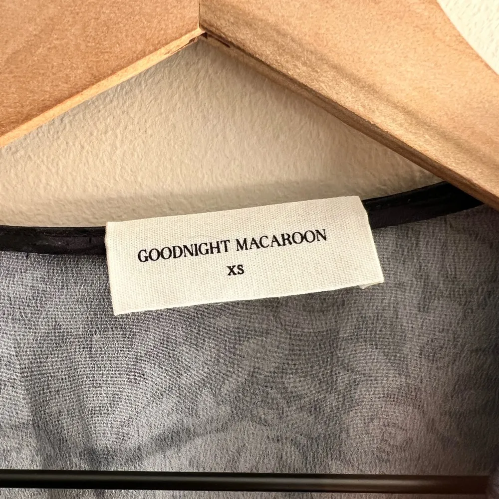 Goodnight Macaroon women maxi long balloon sleeve Floral Smocked dress - Image 3